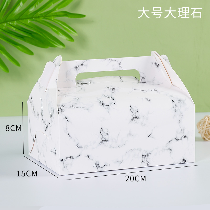 Caja de pastel de mousse portátil, caja de embalaje desechable de pan horneado, caja de embalaje de alimentos, caja de postres, caja de embalaje de bocadillos