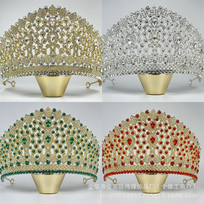 Bridal Crown Birthday Party Baroque Style Pageant Princess Crown Bridal Crown Birthday Party Baroque Style Pageant Princess Crown