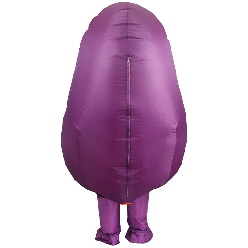 Transfronterizos Halloween adultos niños púrpura ropa inflable de patata Amazon fiesta divertida prop ropa inflable de fiesta