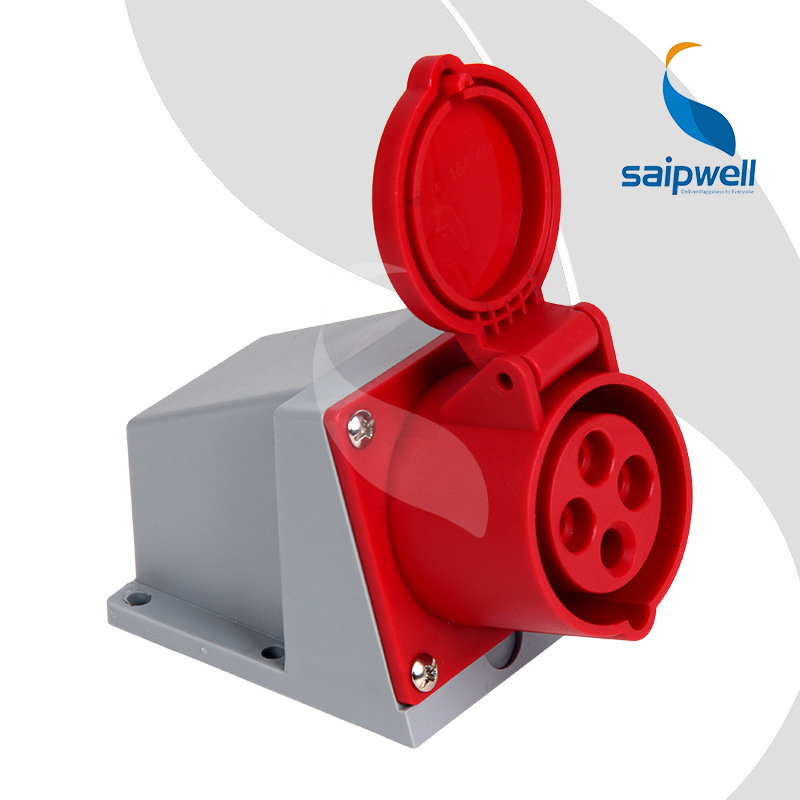 赛普供应AP-114工业防水插座 接线插座 IP44明装插座