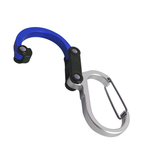 D-type climbing carabiner aluminum alloy quick hanging buckle outdoor sports equipment tool multifunctional safety field buckle climbing carabiner 