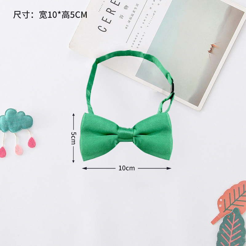 Pajarita para niños Corbata para niños coreanos Pajarita para bebés de color rojo vino de moda