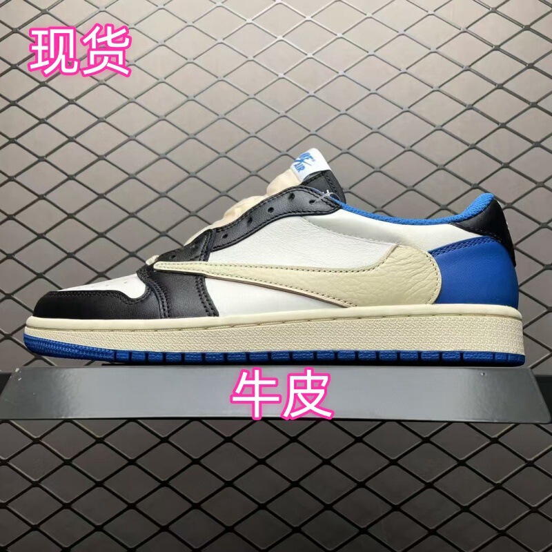 Putian shoes new pure original leather aj1 barb men's shoes women's basketball shoes sneaker lightning barbed couple shoes