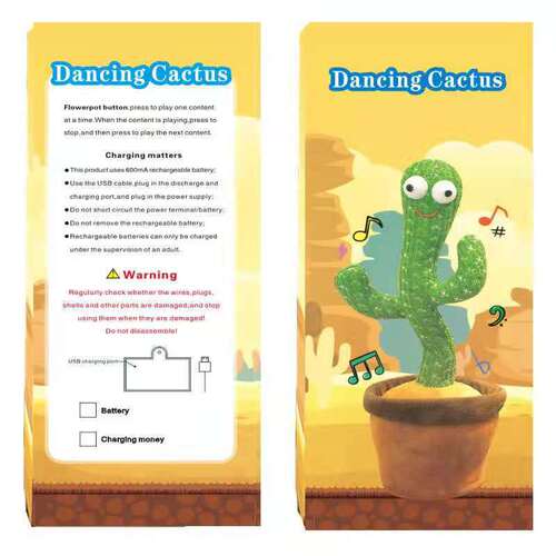 Dancing Cactus Gift Box Wholesale Factory in Chinese and English