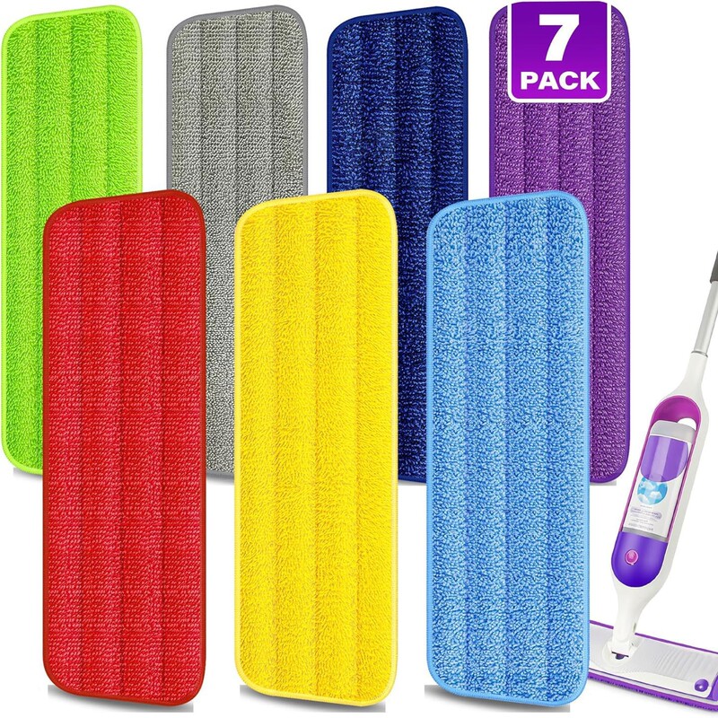Amazon Adapts Swiffer Powermop Microfiber Mop Replacement Cloth Reusable Mop Pad