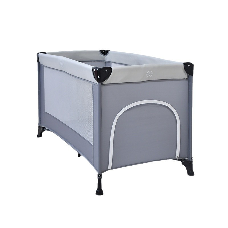 Exportación transfronteriza simple plegable portátil cama de bebé de una sola capa sala de estar cama doméstica fábrica de bebés