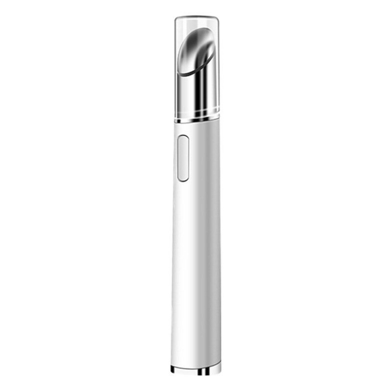 Nuevo modelo transfronterizo de lápiz masajeador de ojos con microcorriente, crema de ojos iónica, vibración, compresa caliente, dispositivo de belleza para ojos de uso doméstico con luz de colores.