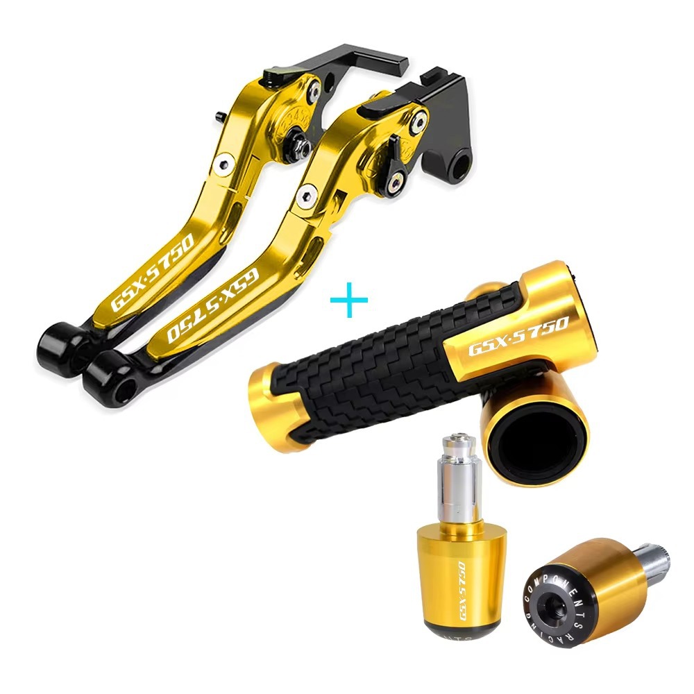 Applicable to GSX-S750 motorcycle modification: CNC brake and clutch lever handlebar end caps set