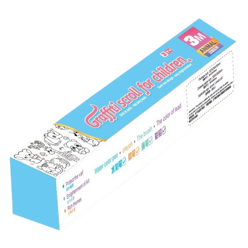 Graffiti transfronterizo papel de pintura grande papel de pintura para niños pegado a la pared graffiti libro para colorear pegatinas para niños pared no sucia