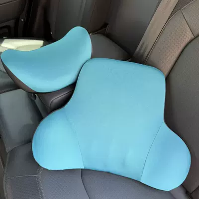 lumbar support set, made of memory | Headrest - xiaomi-blue-neck-pillow