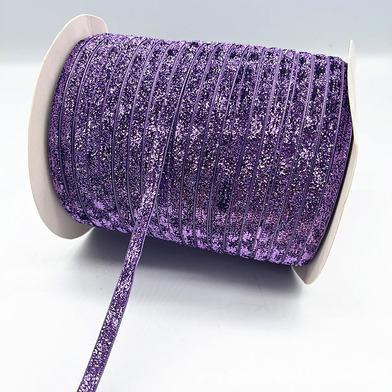 Fabricantes al por mayor 1CM hechos a mano embalaje de regalos de cinta de lana unilateral cinta de cebolla cinta de terciopelo decoración DIY