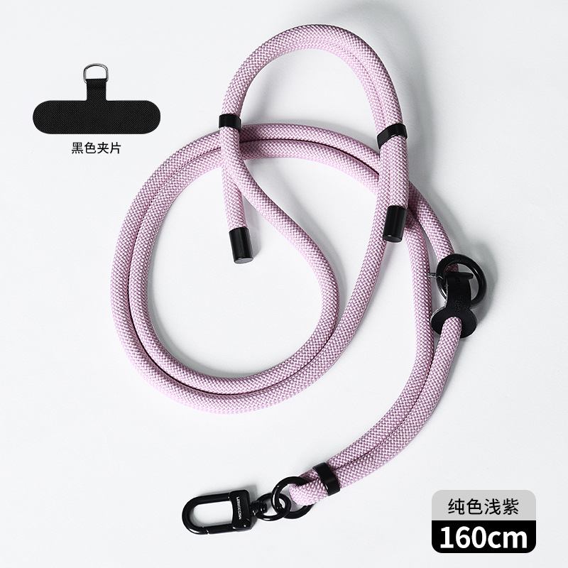 Cordón de teléfono móvil al por mayor crossbody ajustable avanzado Halter muñeca tejida Sling back clip caja del teléfono móvil correa de cordón