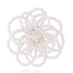 Korean Autumn/Winter New Style Fashion Imitation Pearl Brooch for Women, Versatile Coat and Sweater Accessory Flower Pin, Wholesale