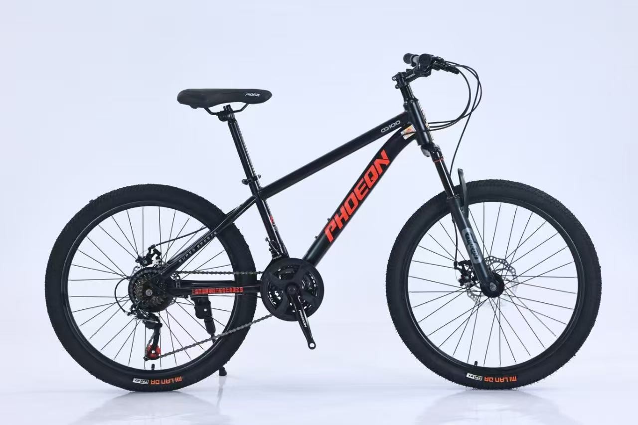 Bicicleta de montaña de 24 pulgadas 26 pulgadas 21 velocidades de amortiguación bicicleta de velocidad variable para hombres