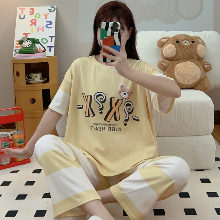 Pijamas nuevos pajamas de verano para mujeres pijamas cortos y largos Mickey ropa para el hogar comercio exterior transfronterizo sudeste asiático