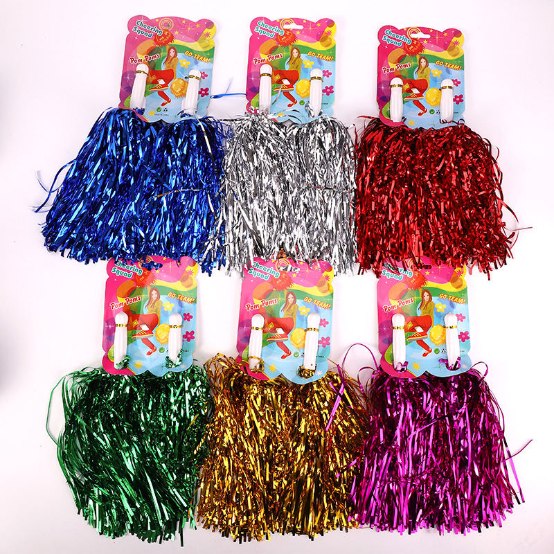 Manija tire Flor de porristas mano flor bailando sacudida de mano tire Flor de porristas mano flor bola de la flor Bola de colores