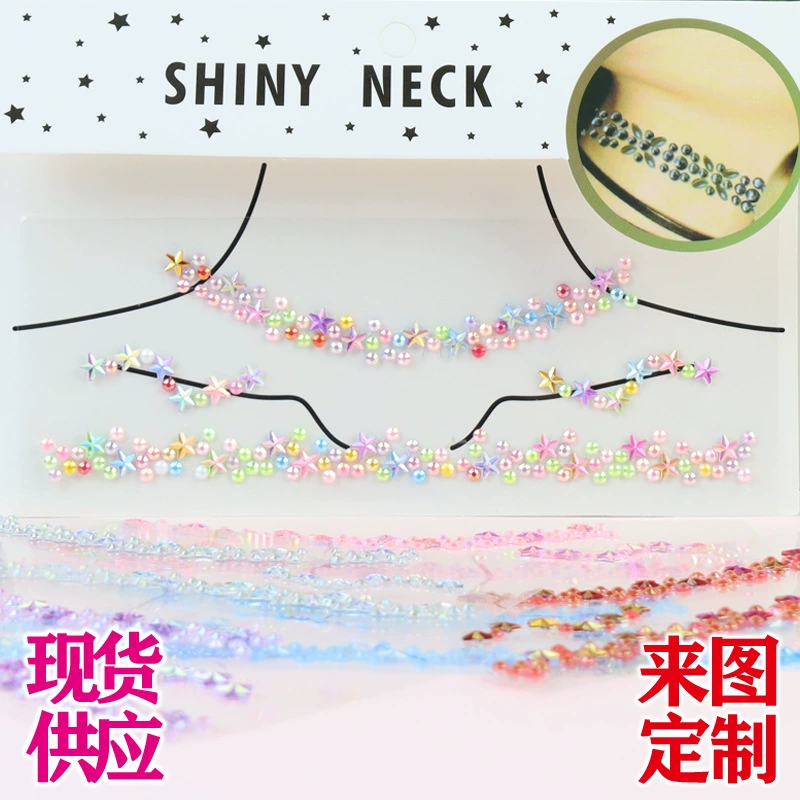 Трансграничные звезды красочные бриллианты музыкальный фестиваль наклейки для лица Хэллоуин Вечеринка макияж наклейки для лица персонализированные горный хрусталь цветок танец