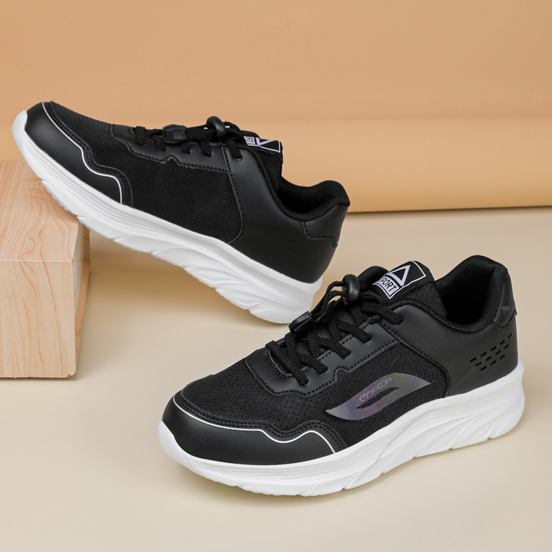Calzado deportivo de primavera para personas de mediana edad y ancianos Zapatos para caminar para personas mayores transpirables y antideslizantes para hombres