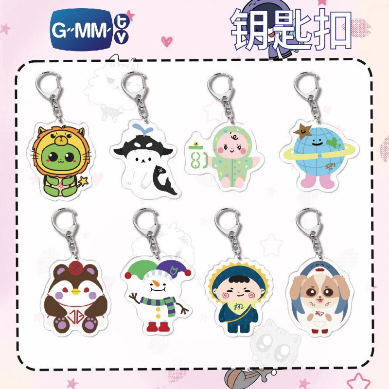 Popular Tata Cp Merchandise Gmmq Version Puming Jaidee Acrylic Keychain Pendant Backpack Decoration Creative Gift