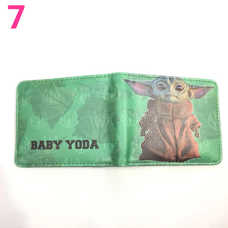 Baby Yoda maestro corto billetera Star Wars estudiante Monedero