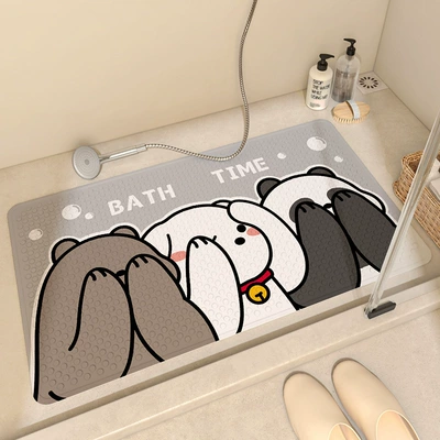 Shower Room Kidsren's Bath Mat, Avtomobil döşəmə paspasları - 12-quietly-3565cm-environmentally-friendly-material