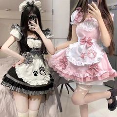可爱女仆装软妹cos猫咪服lolita连衣裙洛丽塔女佣套装日系二次元