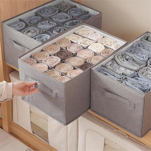 New style wardrobe pants storage box, foldable compartment denim organizer, household drawer-style layered storage box