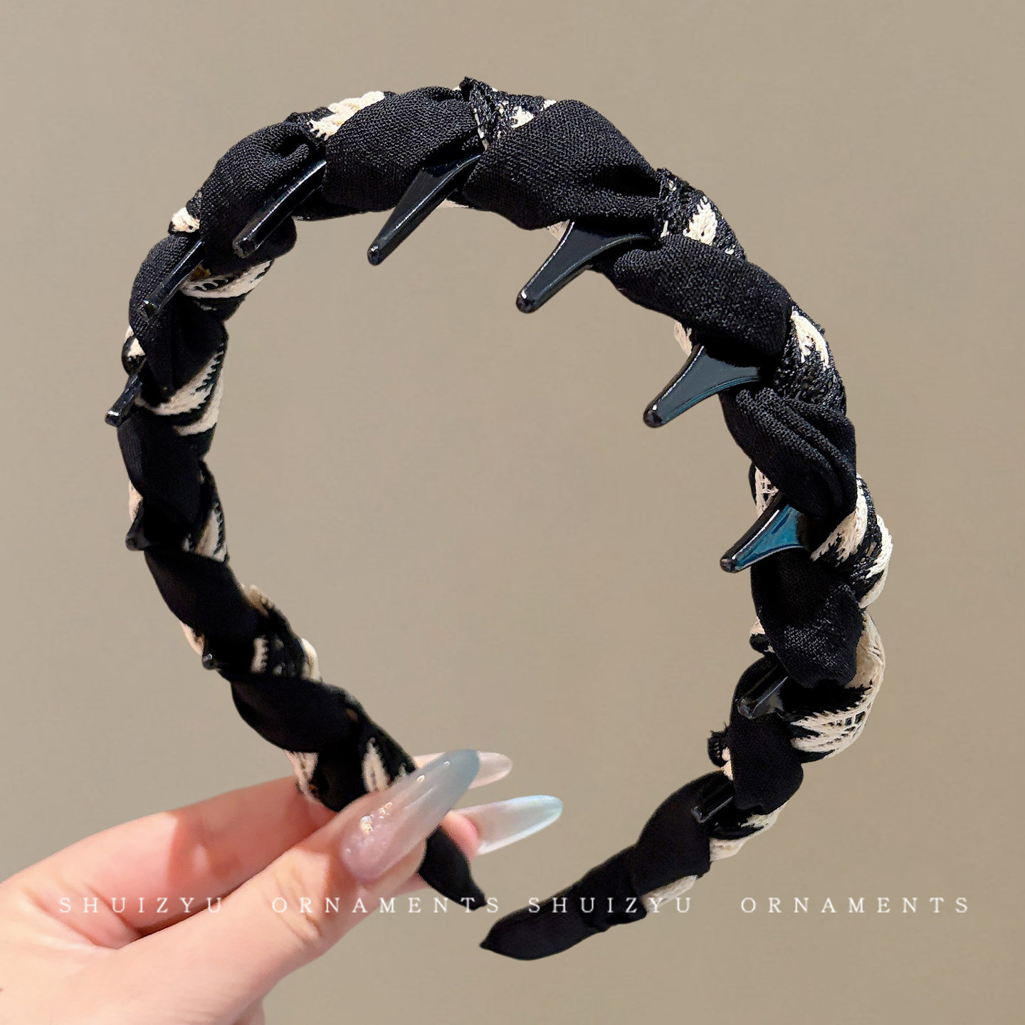 Diadema alta para mujer, nueva colección 2026, accesorio para el cabello estilo Chanel francés, elegante banda ancha para el cabello.