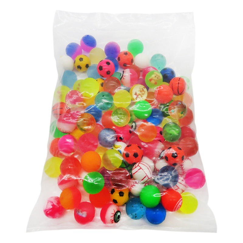 25mmパチンコ27号浮水弾性ボールジャンプボールカラフルな楽園虹機子供玩具浮遊玩具