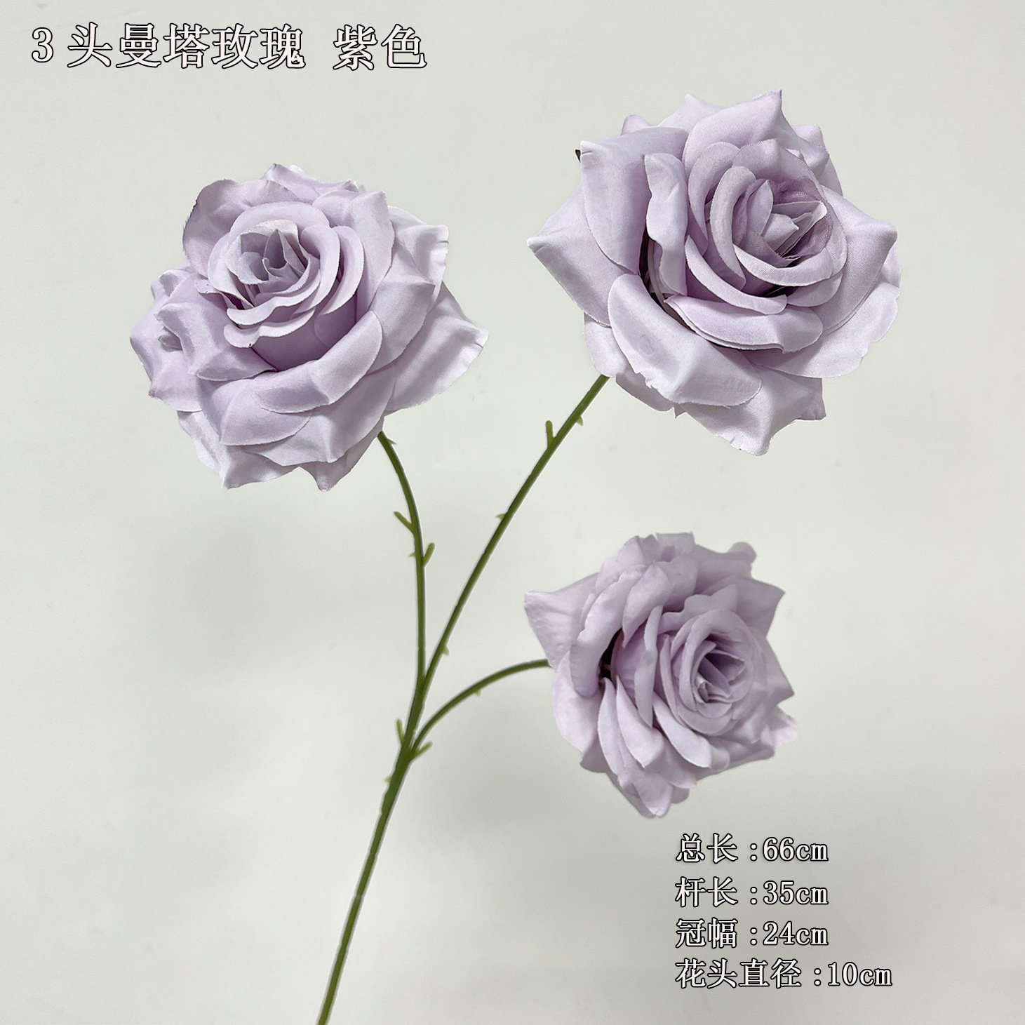 3송이 만타 로즈, 퍼플 (3송이 만타 장미, 보라색)
