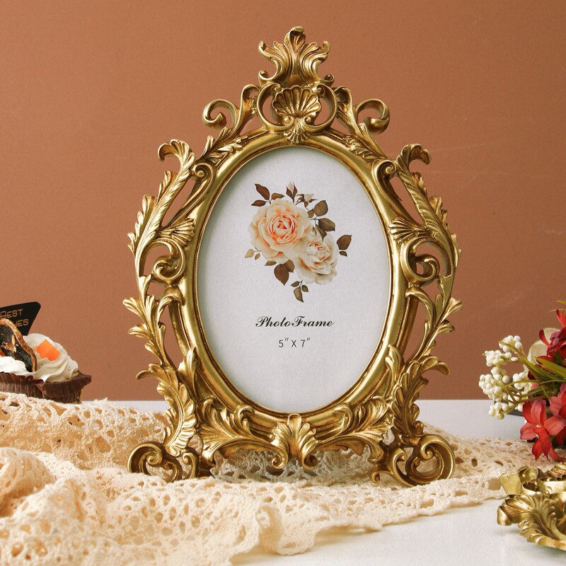 6inch 7inch European-Style Antique Imitation Oval Resin Home Decor Wholesale European and American Retro Creative Photo Frame 6inch 7inch European-Style Antique Imitation Oval Resin Home Decor Wholesale European and American Retro Creative Photo Frame