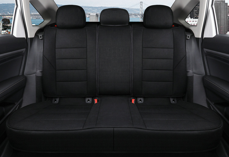 Langyi Four Seasons Linen Special Car Seat Cushion for Five-Seater Sedan, Full Surround, Simple and Comfortable Seat Cover