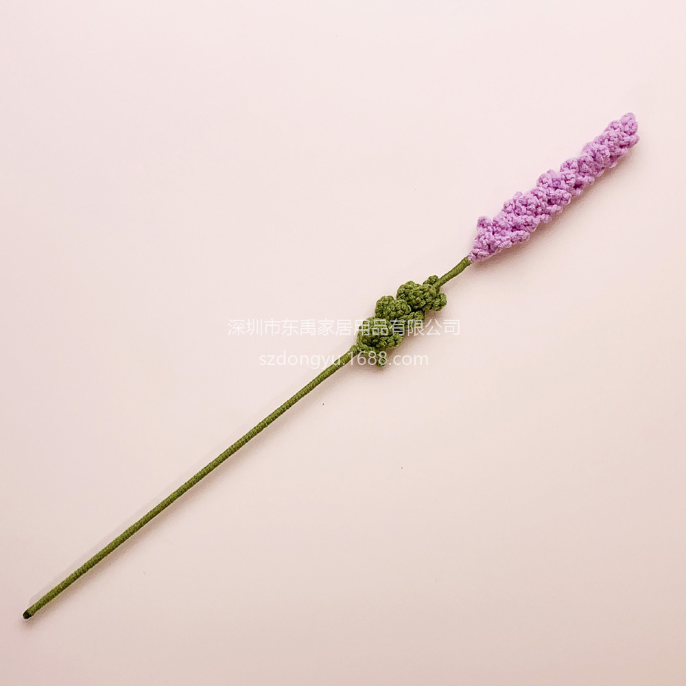 Rose tejido ramo flor artificial ganchillo hecho a mano flor artificial Flor de lana terminado Día de San Valentín Día del Maestro regalo