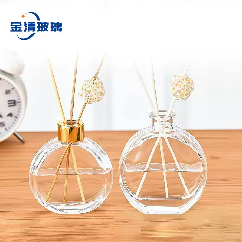 高颜值蒙古包香薰瓶空瓶ins风香薰玻璃瓶室内多规格香水装饰摆件