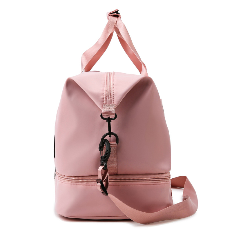 Nueva bolsa de fitness de yoga de separación seca y húmeda de gran capacidad, bolsa de equipaje de almacén de zapatos independiente de viaje multifuncional al por mayor