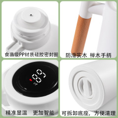 Insulation kettle customized commercial vacuum wholesale digital display push-type thermos kettle large capacity glass liner insulation kettle