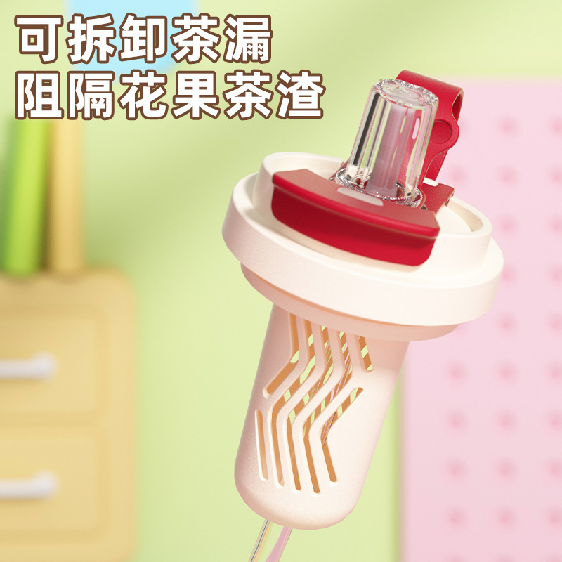 本物のIPスヌーピー携帯用屋外用魔法瓶カップ、男の子用車載大容量茶水分離カップ|undefined