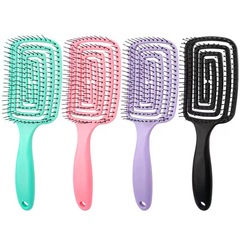 Amazonで最も売れている蚊よけコーム、大きなカーブコーム、レトロなオイルヘッドふわふわヘアスタイリングコーム、滑らかな髪用ヘアコーム、リブコーム