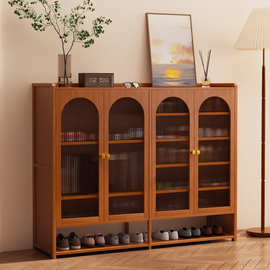 鞋柜轻奢感家用室内门口一体柜入户储物柜大容量多层收纳鞋架