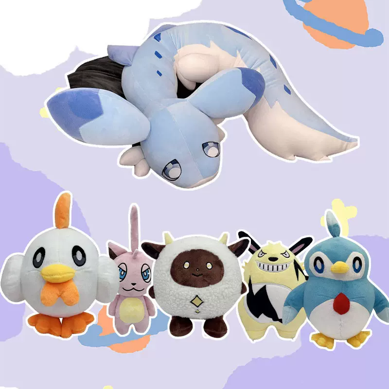 现货疾旋鼬新品Palworld Lamball plush幻兽帕鲁系列毛绒玩偶公仔