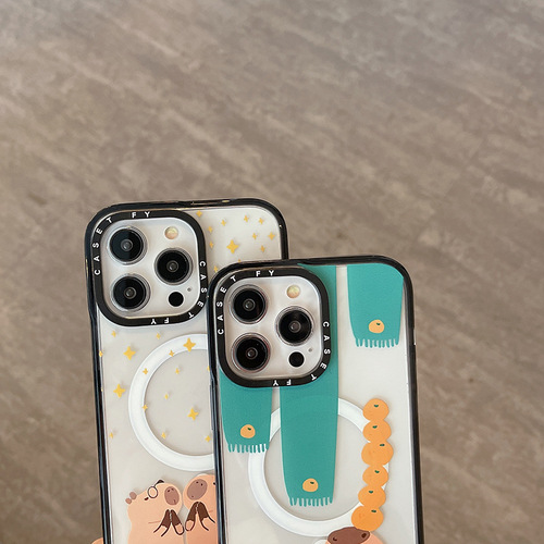 磁吸卡皮巴拉适用苹果iPhone15ProMax手机壳13潮牌12防摔14pro套