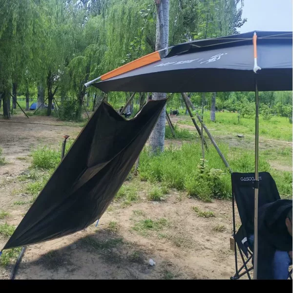 Fishing Umbrella with Surround Cloth, Multi-Directional Fishing Sunshade Umbrella, Outdoor Camping Rain Shelter Tent Umbrella, Large Umbrella, Sun Umbrella, Sun Protection