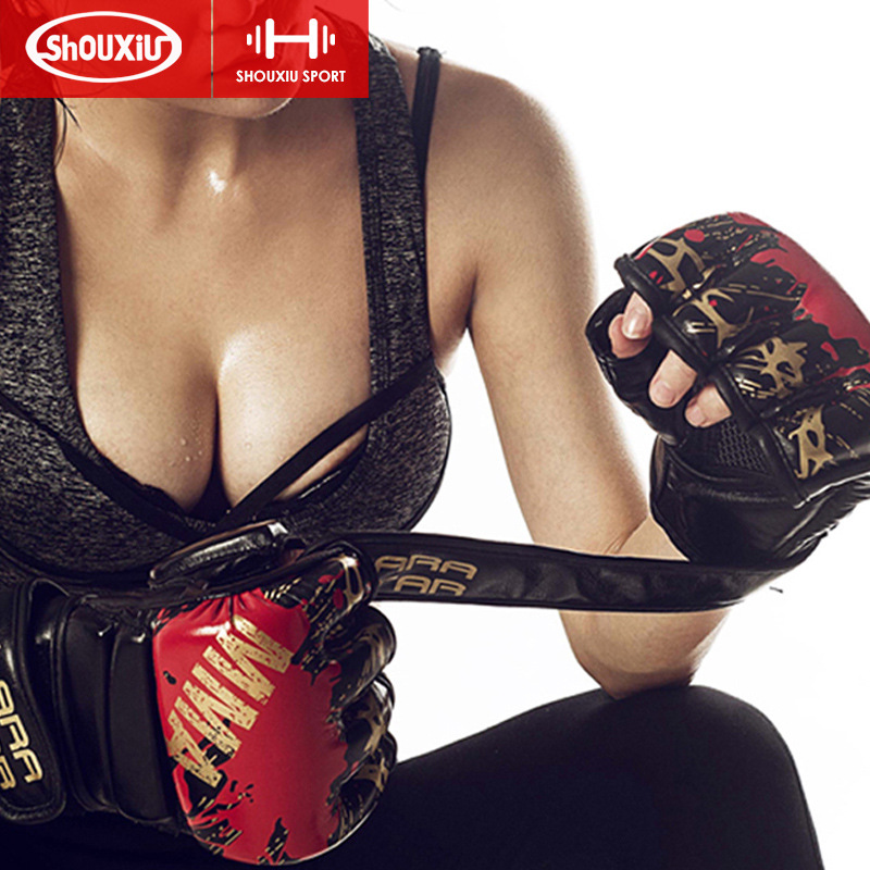 Half-Finger Boxing Gloves, Sanda Mma Boxing Gloves, Sandbag Muay Thai Gloves, Fighting Ufc Boxing Gloves, Adult Fighting Gloves