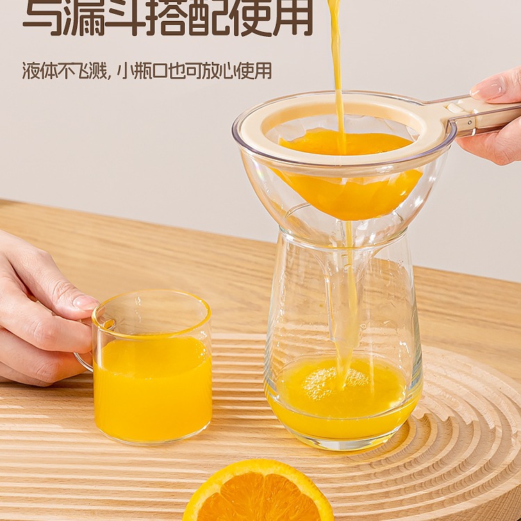 漏斗过滤网筛超细过滤器蜂蜜中药果汁红酒白酒隔渣专用漏网尼龙网