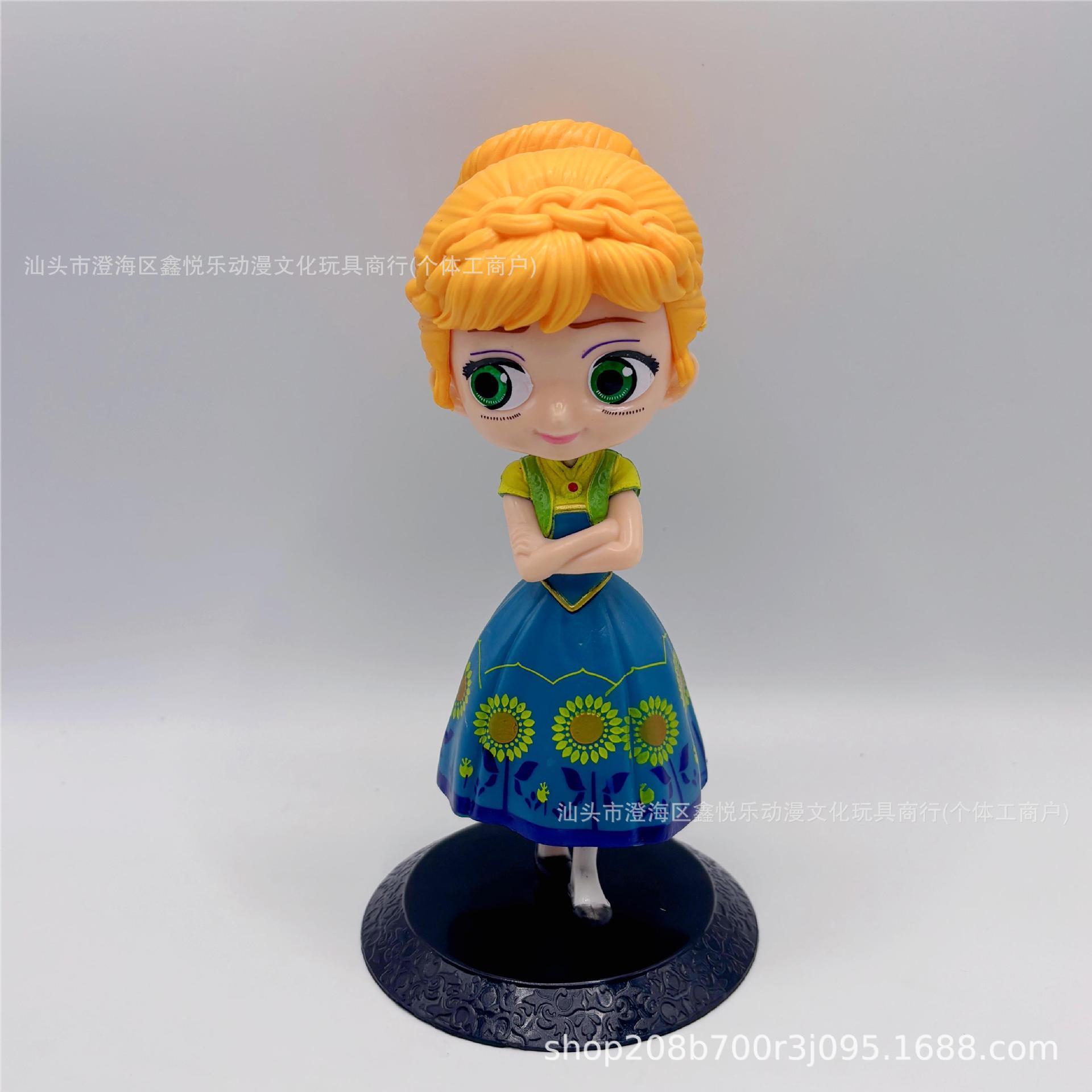 Nieve hielo Elsa Anna muñeca Elsa princesa Elsa modelo hecho a mano pastel horneado decoración regalos