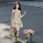 大童女孩女童挂脖裙子