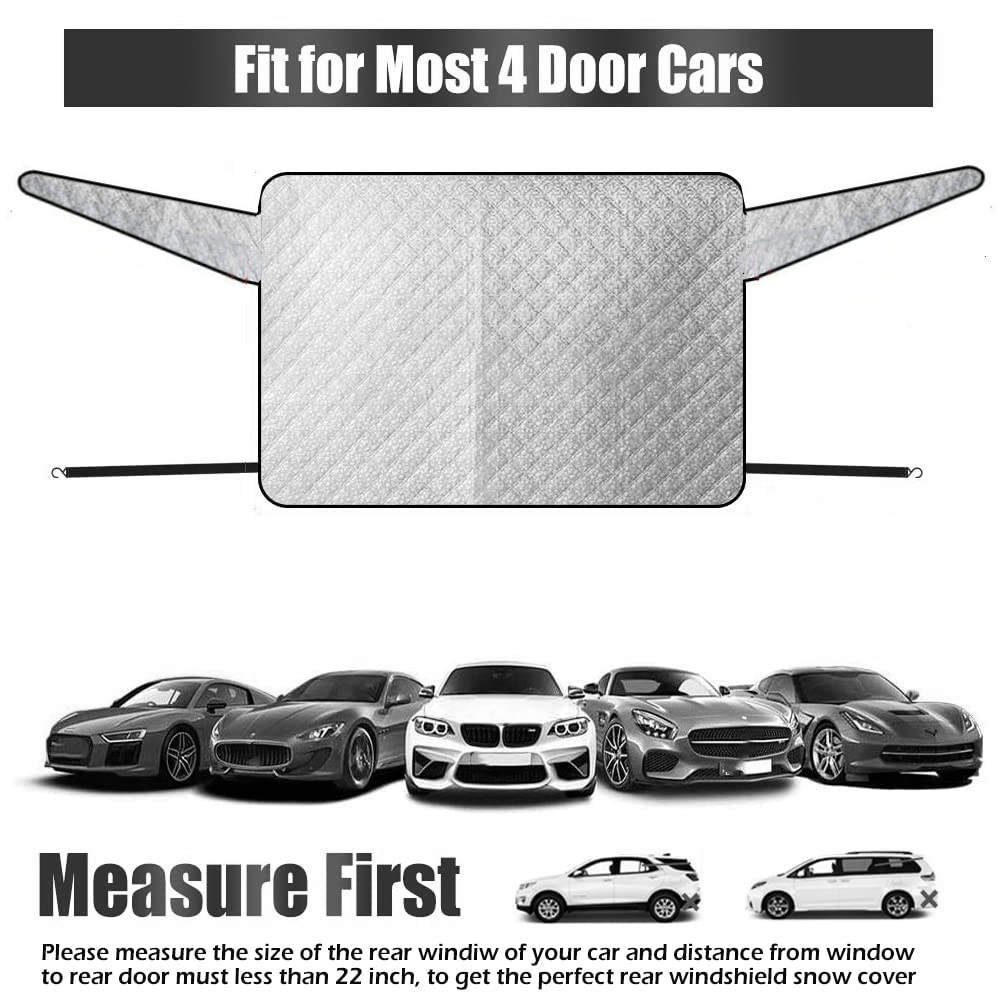 Universal Car Rear Magnetic Sunshade Aluminum Foil Frost-Proof Anti-Freeze Snow Cover Car Window Sunshade Car Sunshade