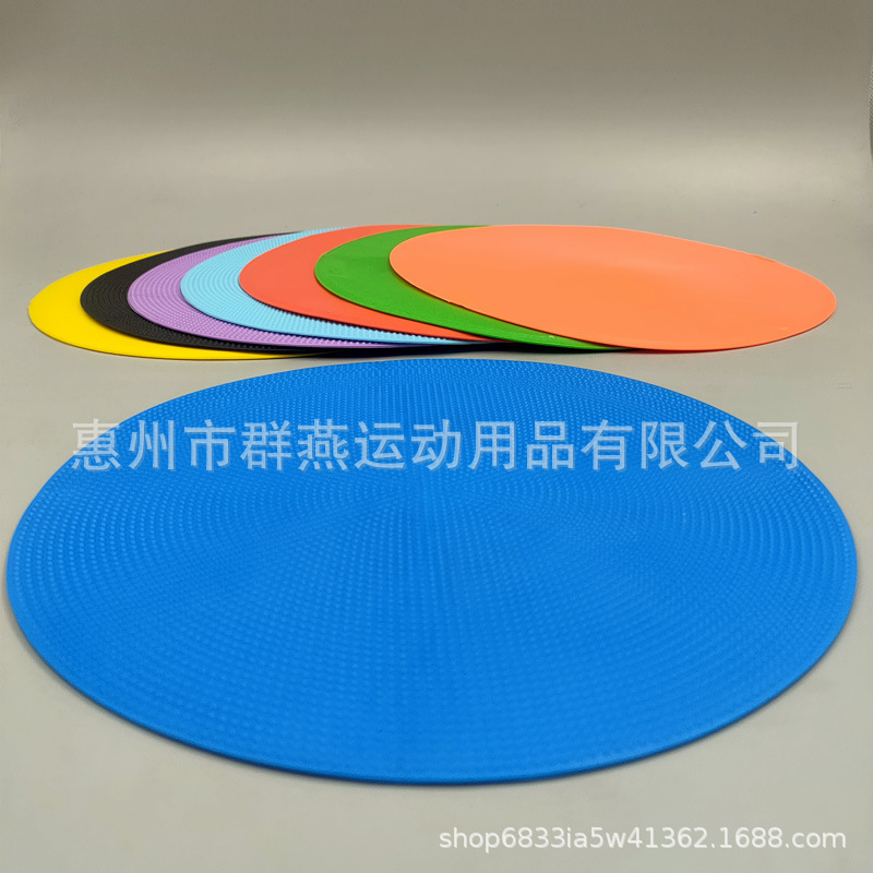 Placa de logotipo Placa de entrenamiento de fútbol Placa de logotipo plana Placa de logotipo de disco formación obstáculo pie cesta fila tenis hito pad