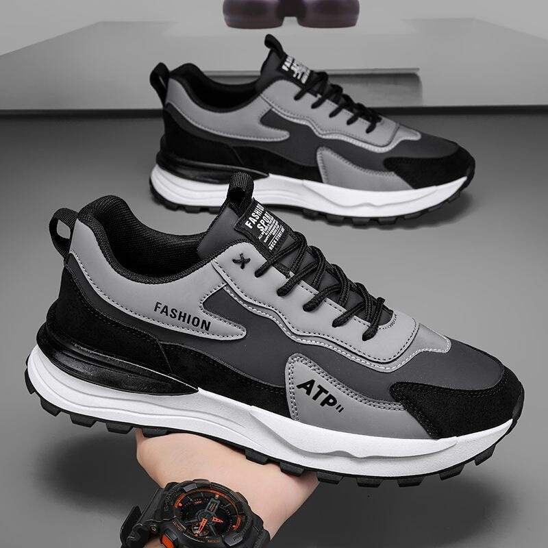 2024 Men's Shoes, Sports Shoes, New Autumn Casual Shoes, Summer Work Shoes, Leather Waterproof Labor Protection Trendy Shoes