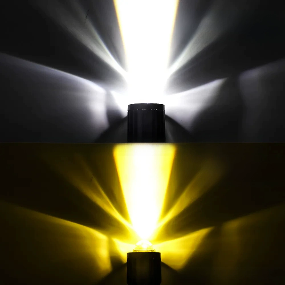 Motorcycle LED front headlights shooting lights, light lens, single -claw double -claws triangular eye H4H6 distant near -light PX15D